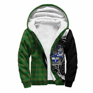 Griffith Irish Clan Sherpa Hoodie Celtic Circle Style Unisex S - Tartan Vibes Clothing