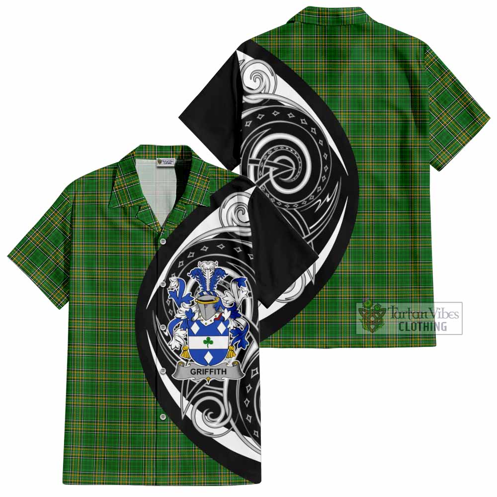 Griffith Irish Clan Hawaiian Shirt Celtic Circle Style - Tartan Vibes Clothing