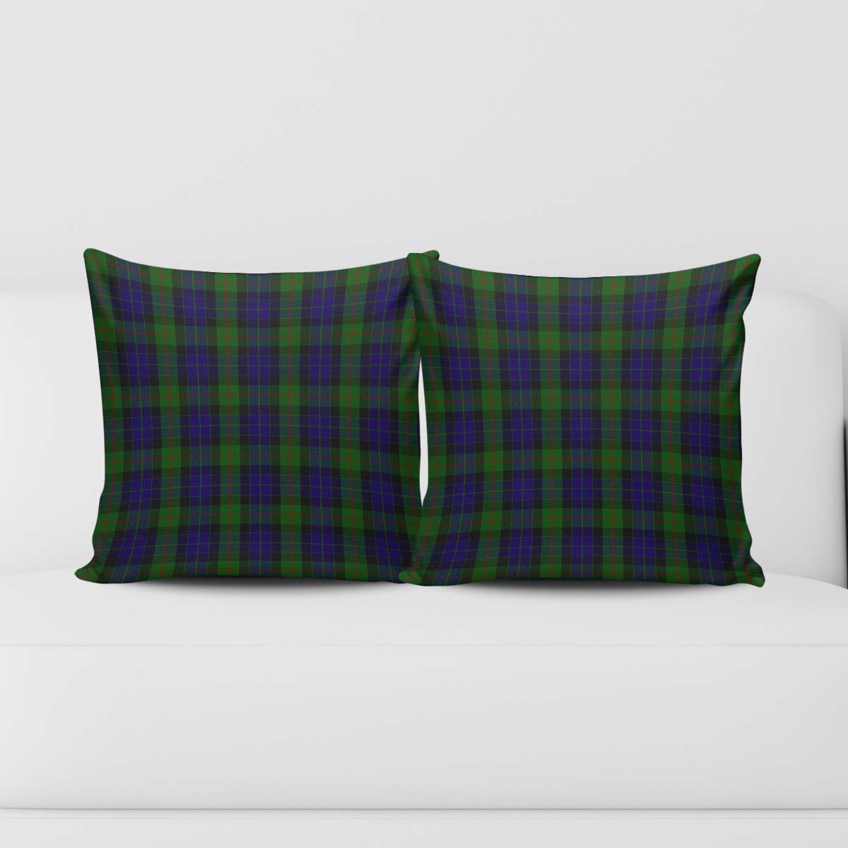 Gunn Tartan Pillow Cover Square Pillow Cover - Tartanvibesclothing