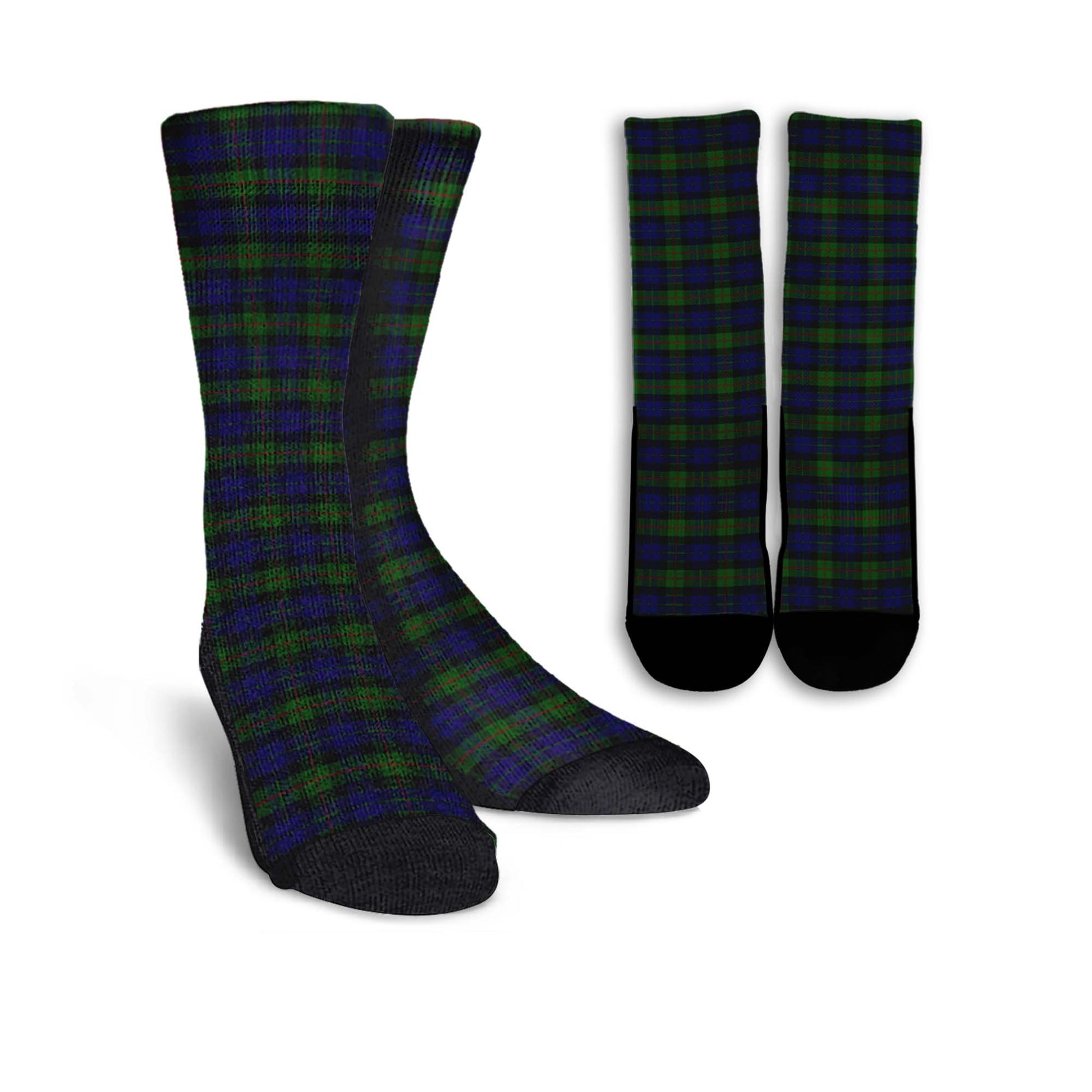 Gunn Tartan Crew Socks - Tartanvibesclothing