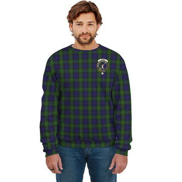 Gunn Tartan Sweatshirt with Family Crest