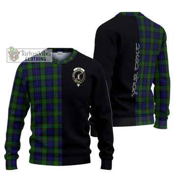 Gunn Tartan Ugly Sweater with Family Crest and Half Of Me Style