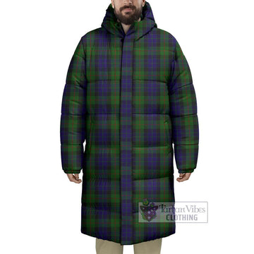 Gunn Tartan Long Down Jacket