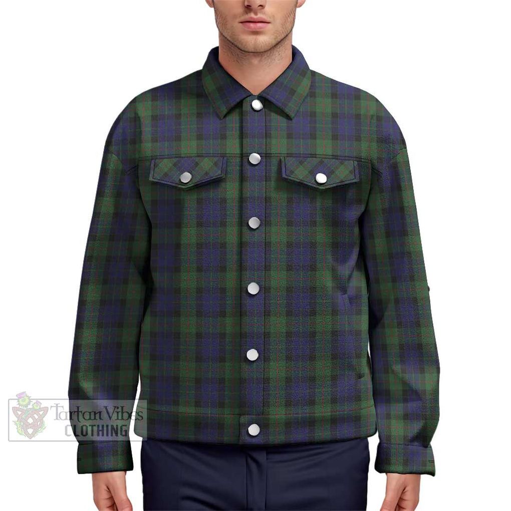 Gunn Tartan Unisex Lapel Cotton Jacket Unisex - Tartan Vibes Clothing