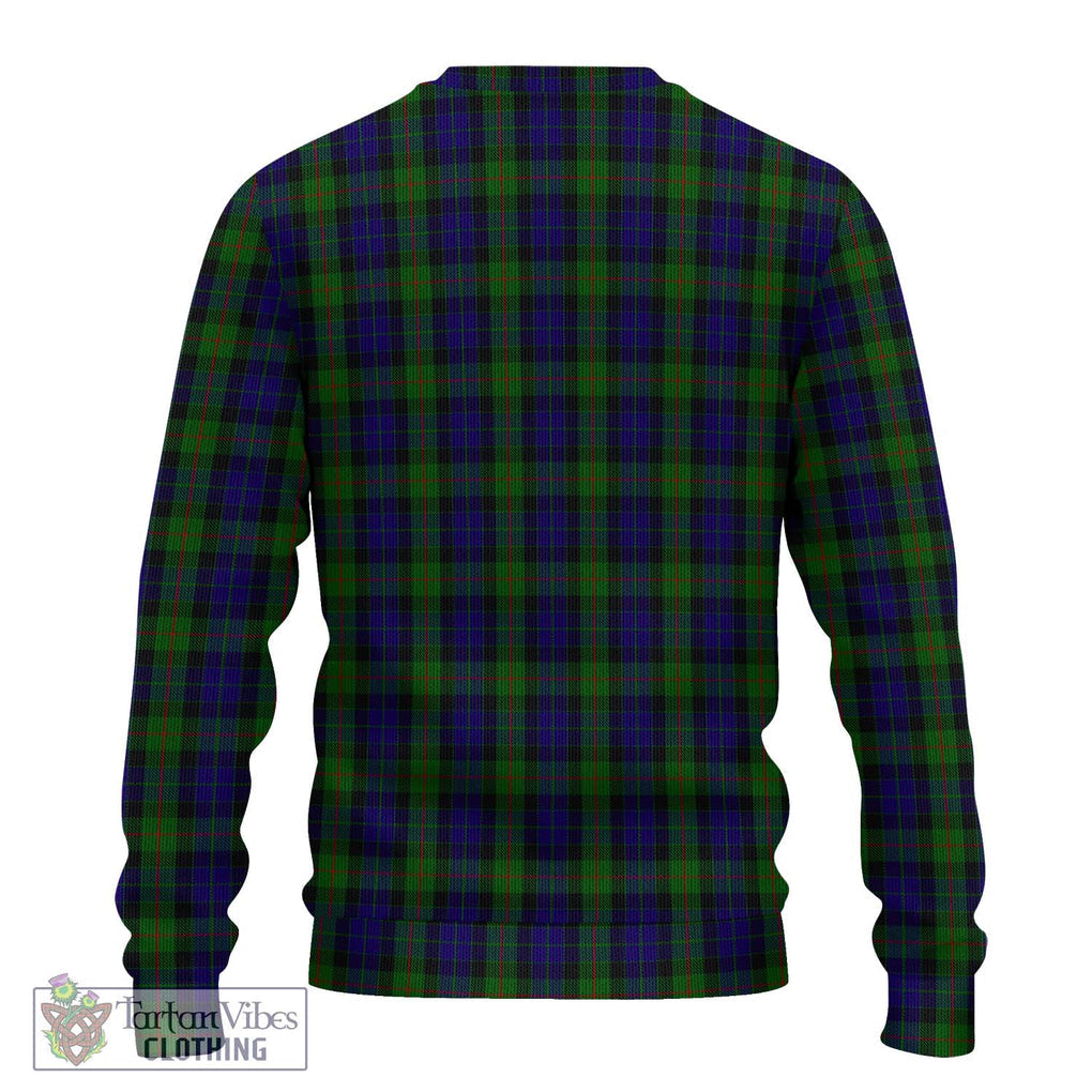 Gunn Tartan Knitted Sweater with Family Crest DNA In Me Style - Tartanvibesclothing Shop