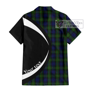 Gunn Tartan Short Sleeve Button Up with Family Crest Circle Style