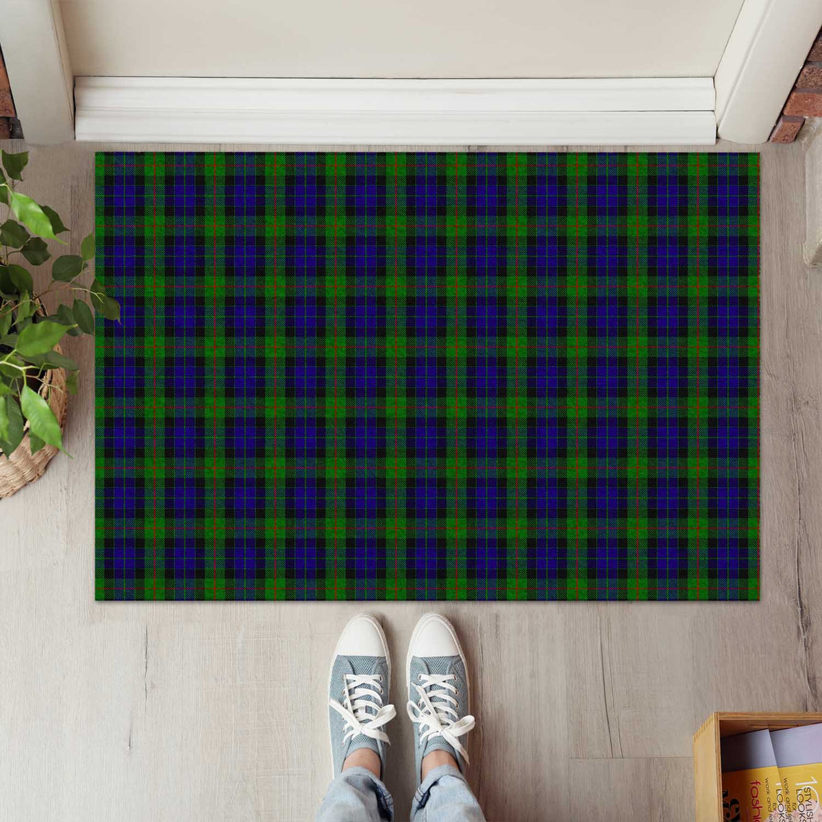 Gunn Tartan Rubber Doormat - Tartan Vibes Clothing