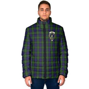 Gunn Tartan Padded Jacket with Family Crest