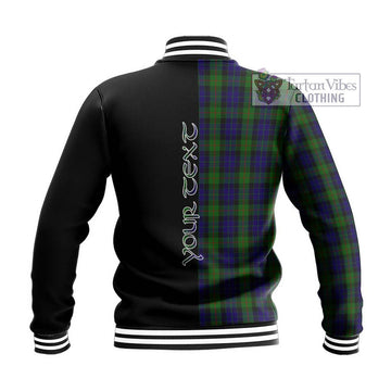 Gunn Tartan Baseball Jacket with Family Crest and Half Of Me Style