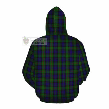 Gunn Tartan Cotton Hoodie with Family Crest DNA In Me Style