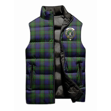 Gunn Tartan Sleeveless Puffer Jacket with Family Crest