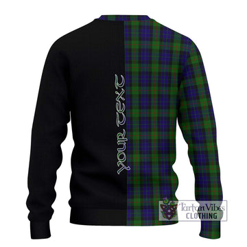 Gunn Tartan Ugly Sweater with Family Crest and Half Of Me Style