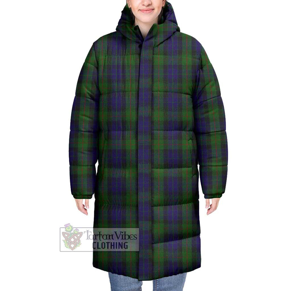 Tartan Vibes Clothing Gunn Tartan Long Down Jacket