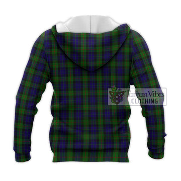 Gunn Tartan Knitted Hoodie with Family Crest DNA In Me Style