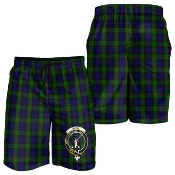 Gunn Tartan Mens Shorts with Family Crest