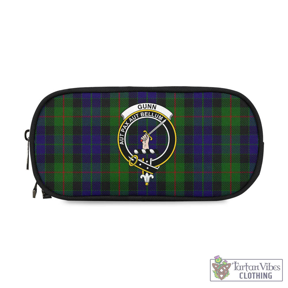 Tartan Vibes Clothing Gunn Tartan Pen and Pencil Case with Family Crest