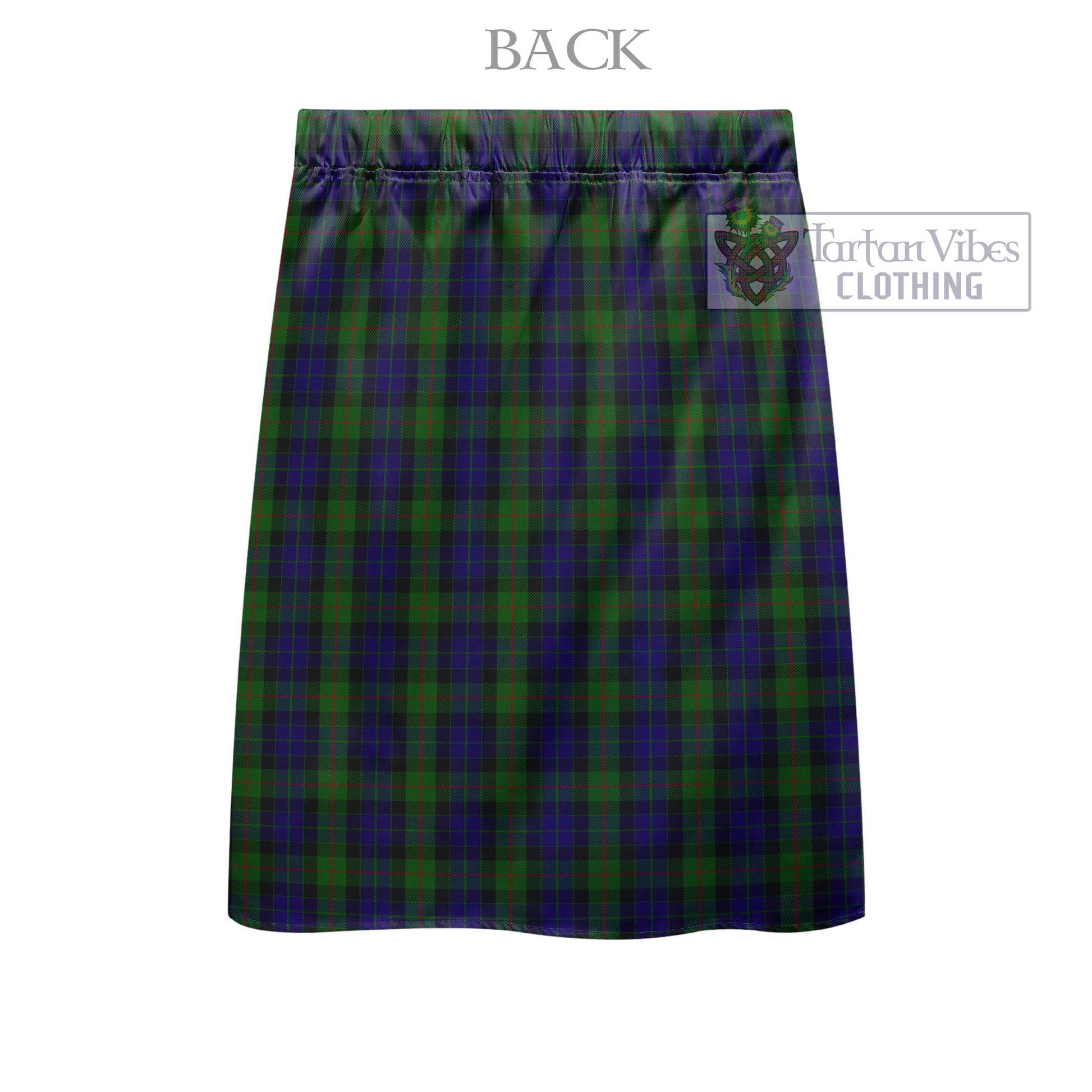 Tartan Vibes Clothing Gunn Tartan Men's Pleated Skirt - Fashion Casual Retro Scottish Style