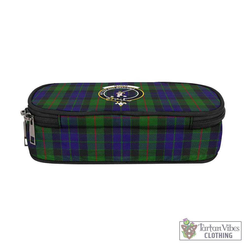 Tartan Vibes Clothing Gunn Tartan Pen and Pencil Case with Family Crest