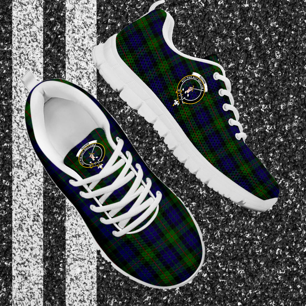 Gunn Tartan Sneakers with Family Crest - Tartan Vibes Clothing