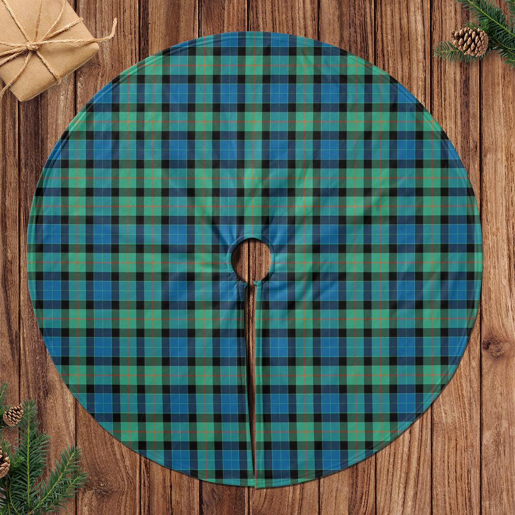 Gunn Ancient Tartan Christmas Tree Skirt - Tartanvibesclothing