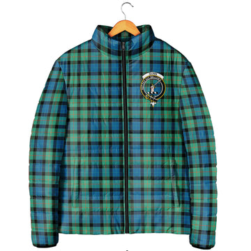 Gunn Ancient Tartan Padded Jacket with Family Crest