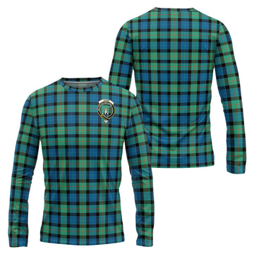 Gunn Ancient Tartan Long Sleeve T-Shirt with Family Crest