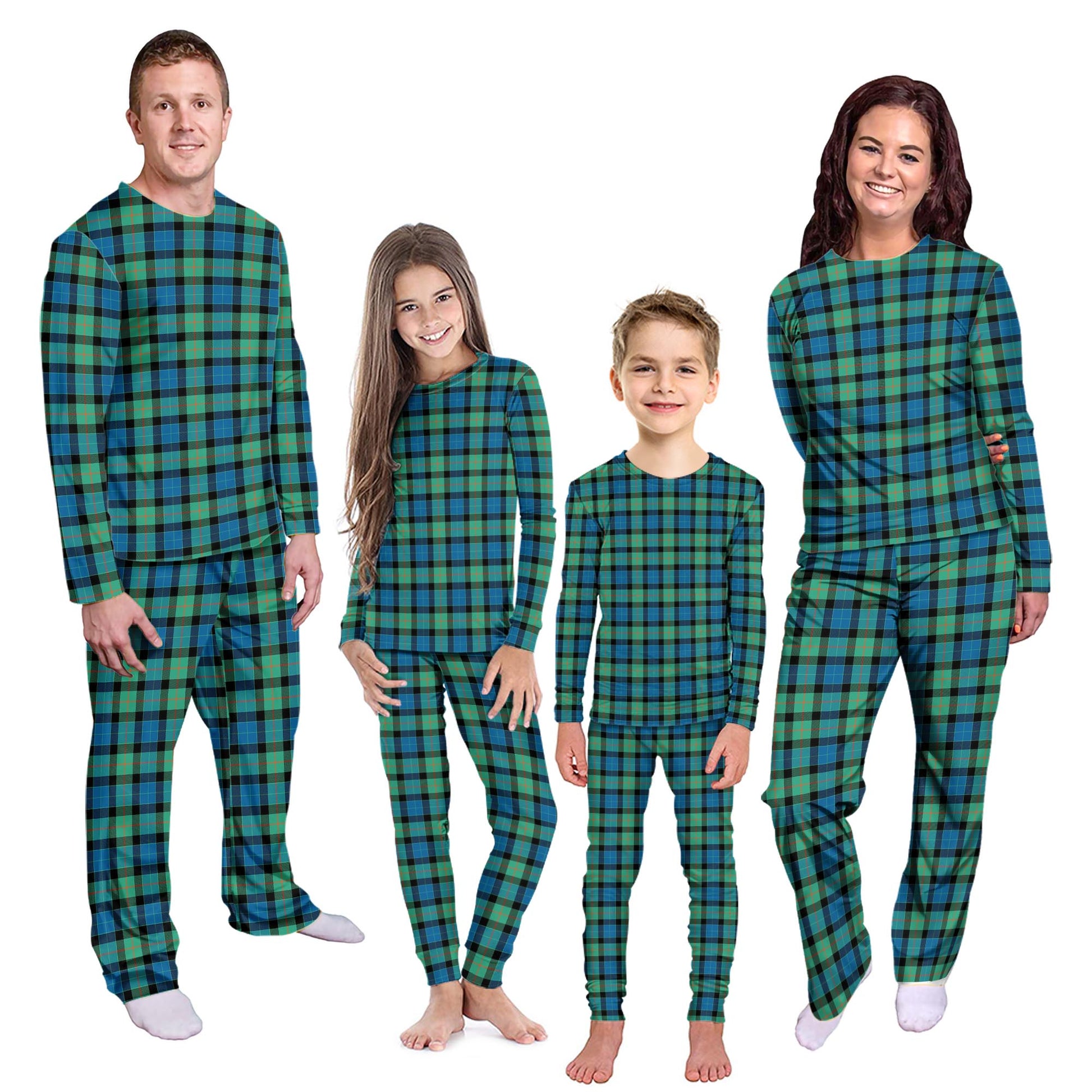 Gunn Ancient Tartan Pajamas Family Set Kid - Tartan Vibes Clothing