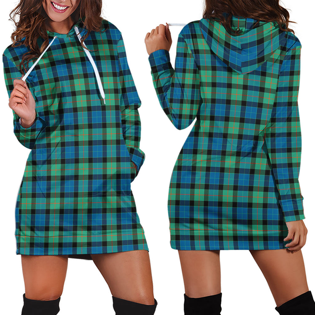 Gunn Ancient Tartan Hoodie Dress - Tartan Vibes Clothing