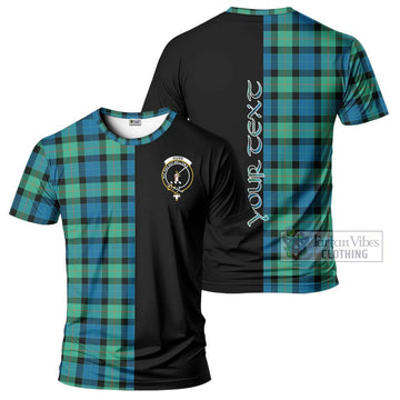 Gunn Ancient Tartan T-Shirt with Family Crest and Half Of Me Style