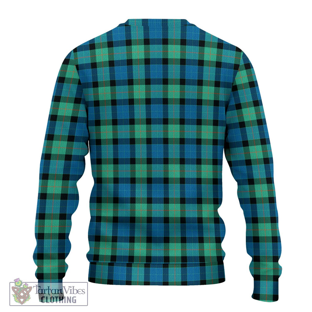 Gunn Ancient Tartan Knitted Sweater with Family Crest DNA In Me Style - Tartanvibesclothing Shop