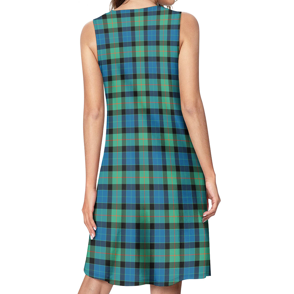 Gunn Ancient Tartan Womens Casual Dresses - Tartanvibesclothing