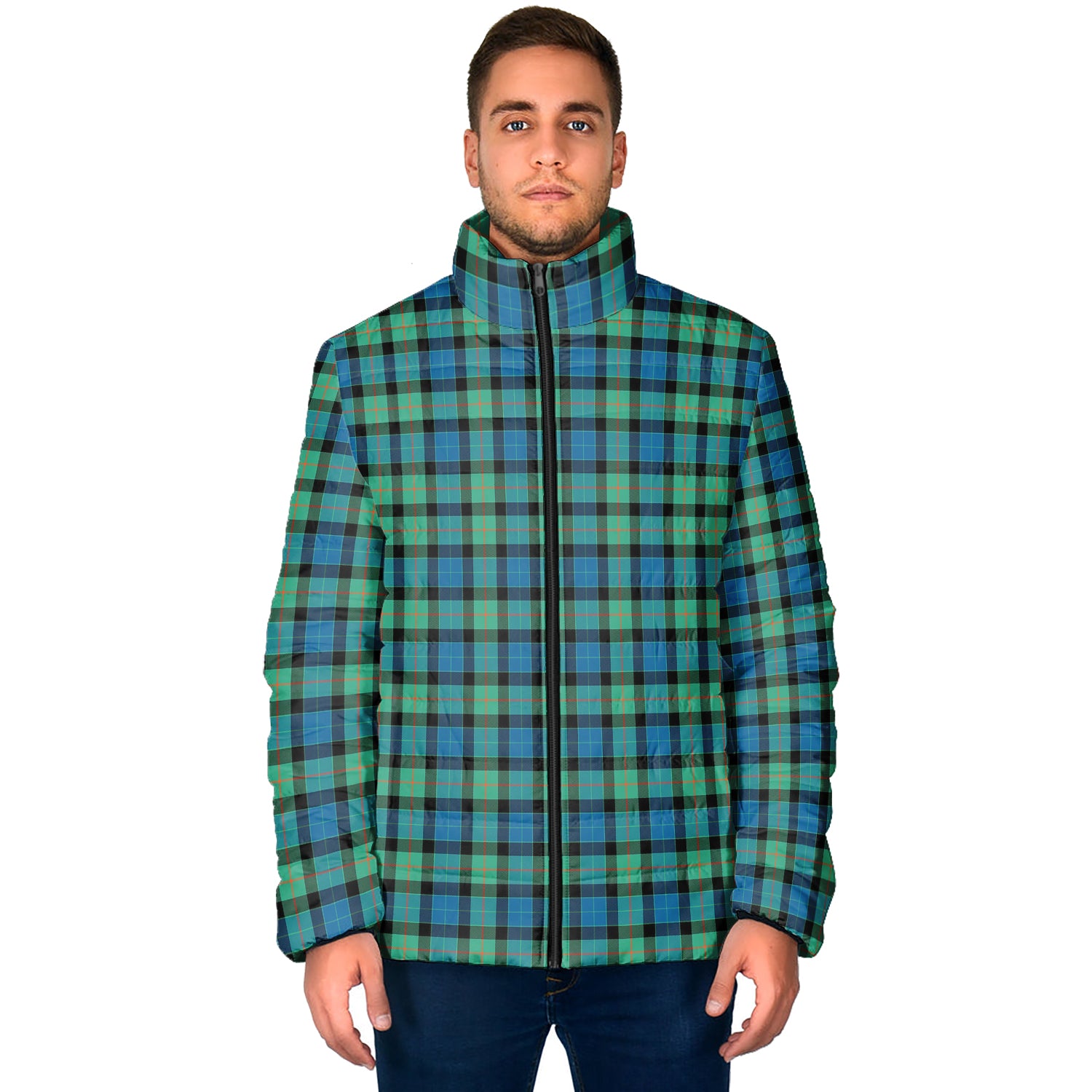 Gunn Ancient Tartan Padded Jacket - Tartan Vibes Clothing