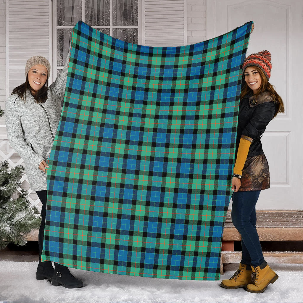 Gunn Ancient Tartan Blanket - Tartan Vibes Clothing