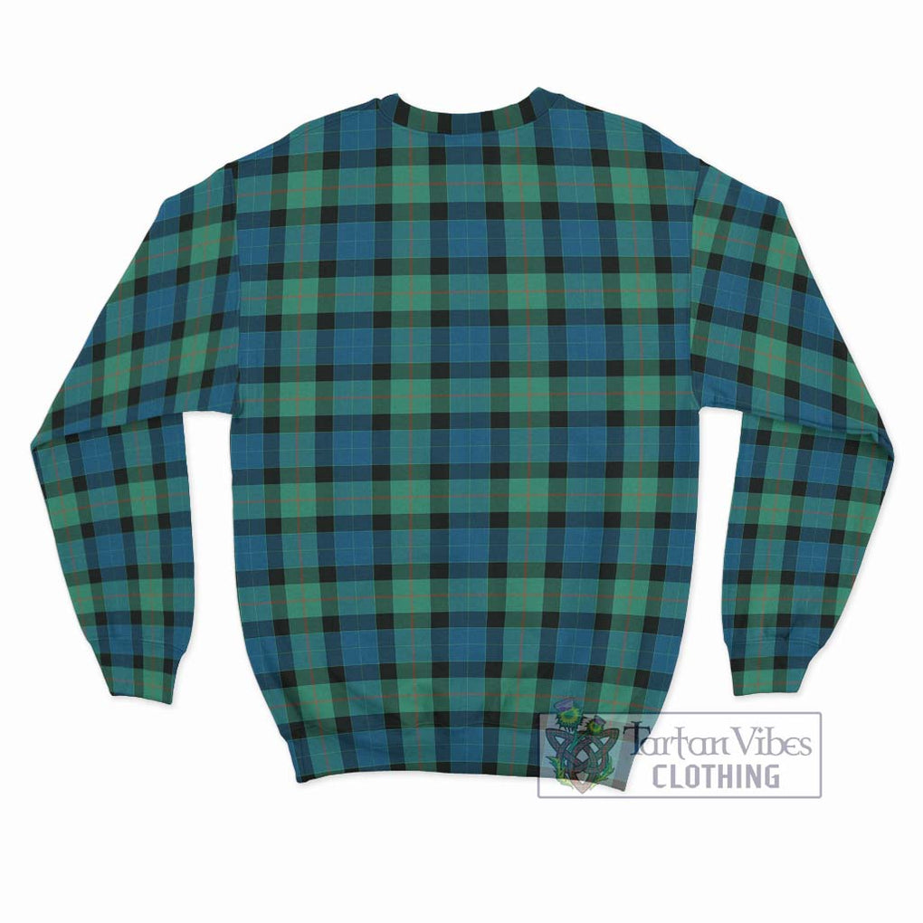 Gunn Ancient Tartan Sweatshirt with Family Crest DNA In Me Style - Tartanvibesclothing Shop