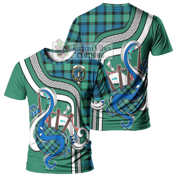 Gunn Ancient Tartan T-Shirt with Epic Bagpipe Style