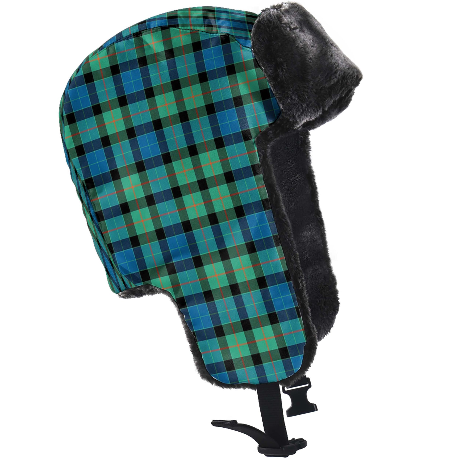 Gunn Ancient Tartan Winter Trapper Hat - Tartanvibesclothing