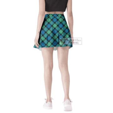 Gunn Ancient Tartan Women's Plated Mini Skirt