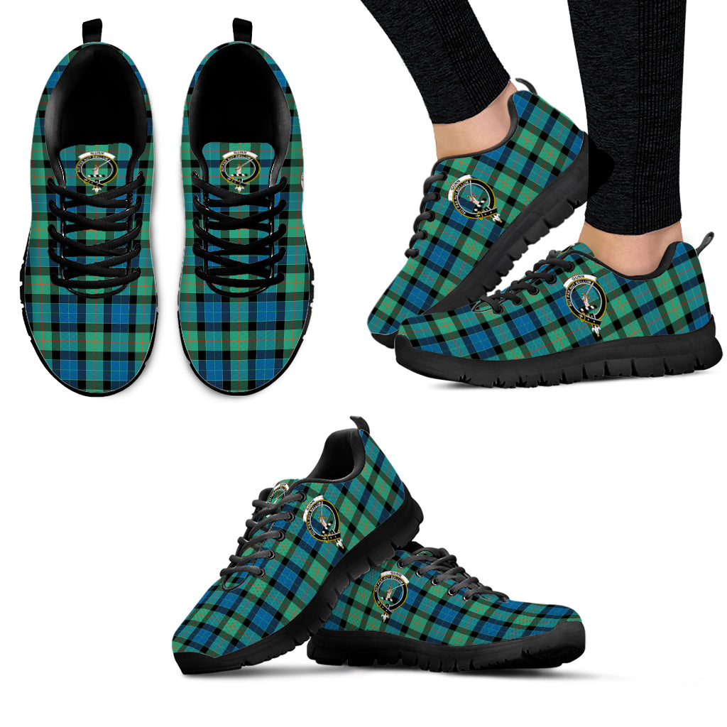 Gunn Ancient Tartan Sneakers with Family Crest - Tartan Vibes Clothing