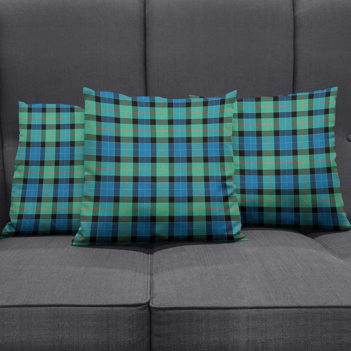 Gunn Ancient Tartan Pillow Cover - Tartanvibesclothing