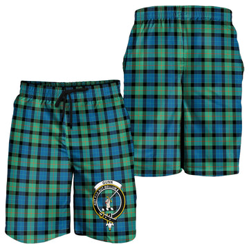 Gunn Ancient Tartan Mens Shorts with Family Crest