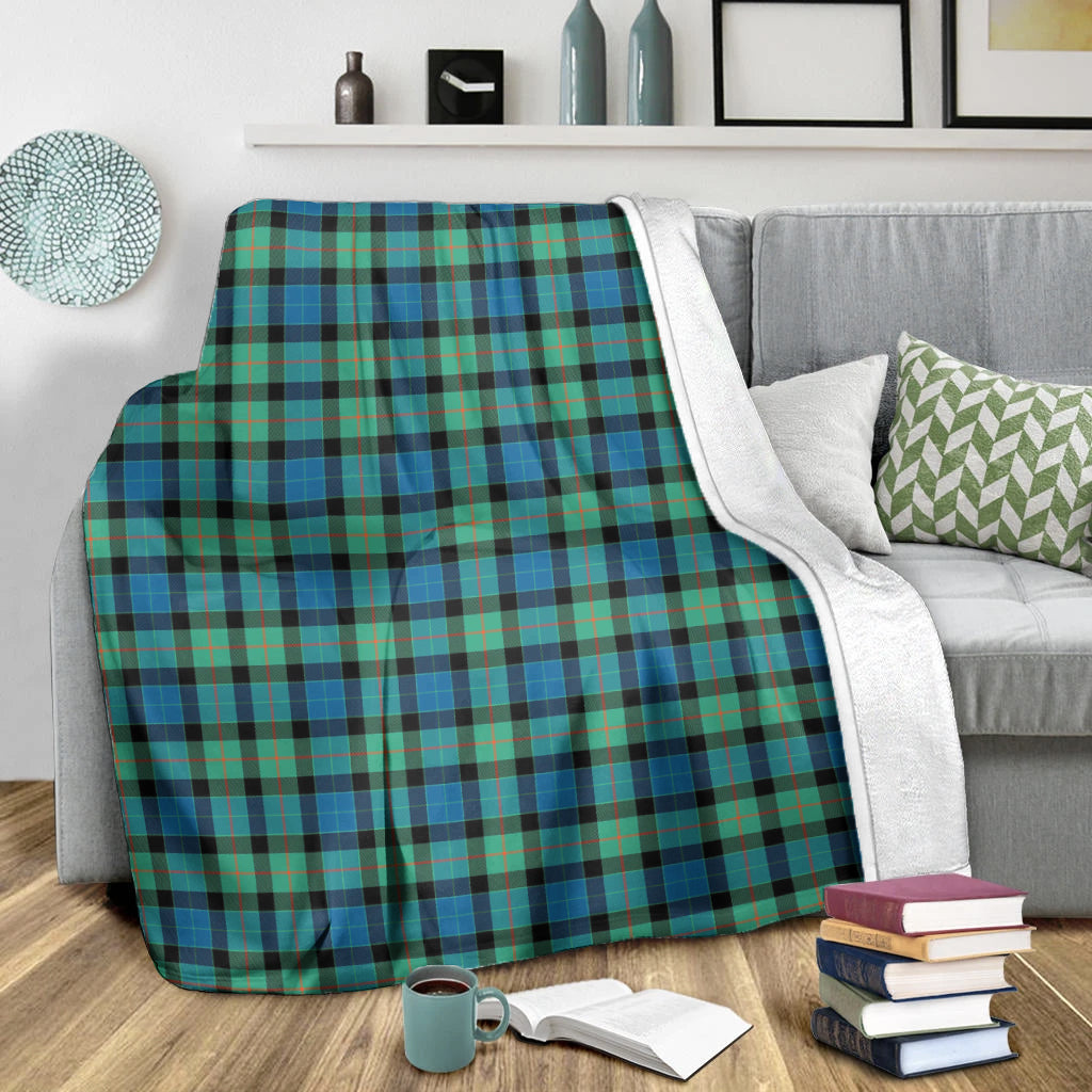 Gunn Ancient Tartan Blanket - Tartan Vibes Clothing