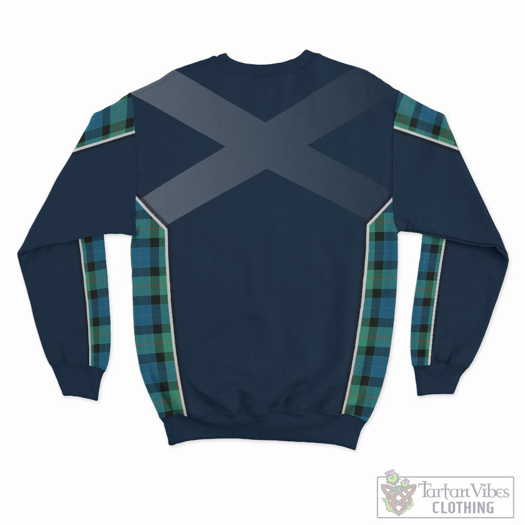 Tartan Vibes Clothing Gunn Ancient Tartan Sweater with Family Crest and Lion Rampant Vibes Sport Style