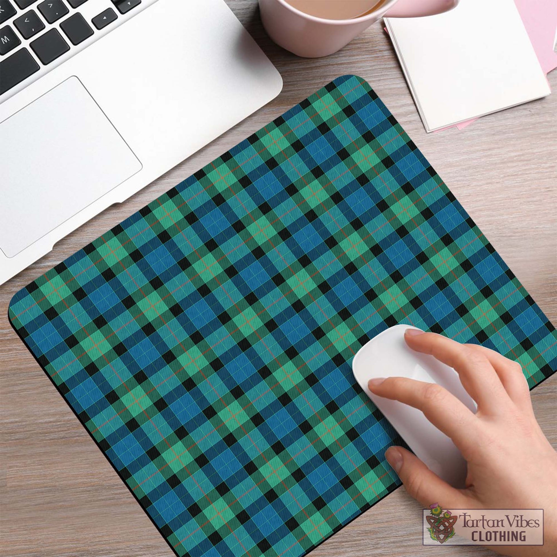 Tartan Vibes Clothing Gunn Ancient Tartan Mouse Pad