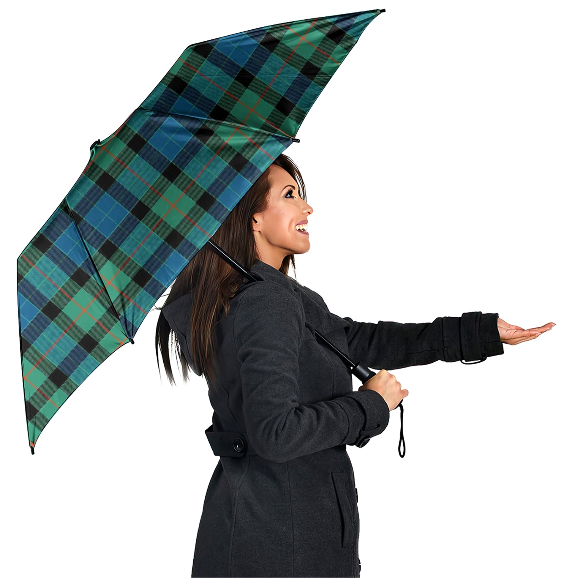 Gunn Ancient Tartan Umbrella - Tartanvibesclothing