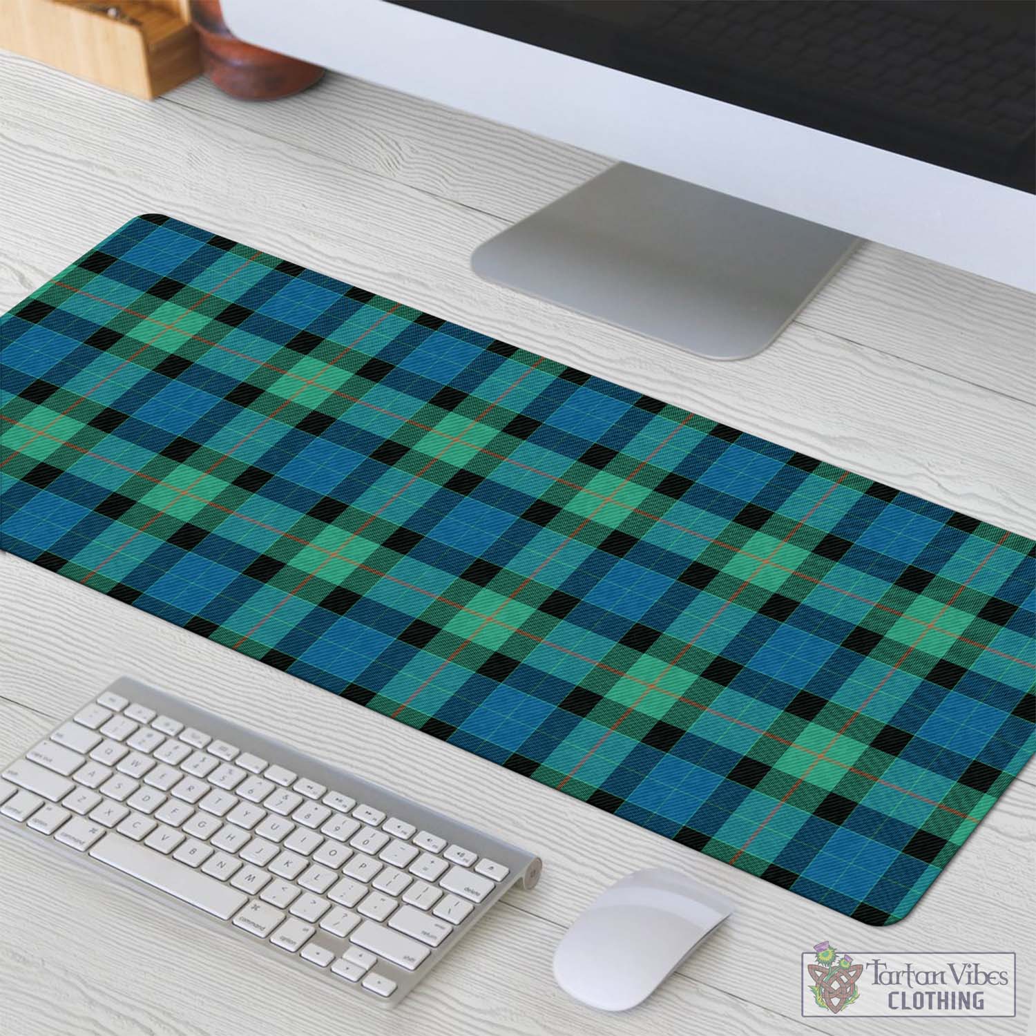 Tartan Vibes Clothing Gunn Ancient Tartan Mouse Pad