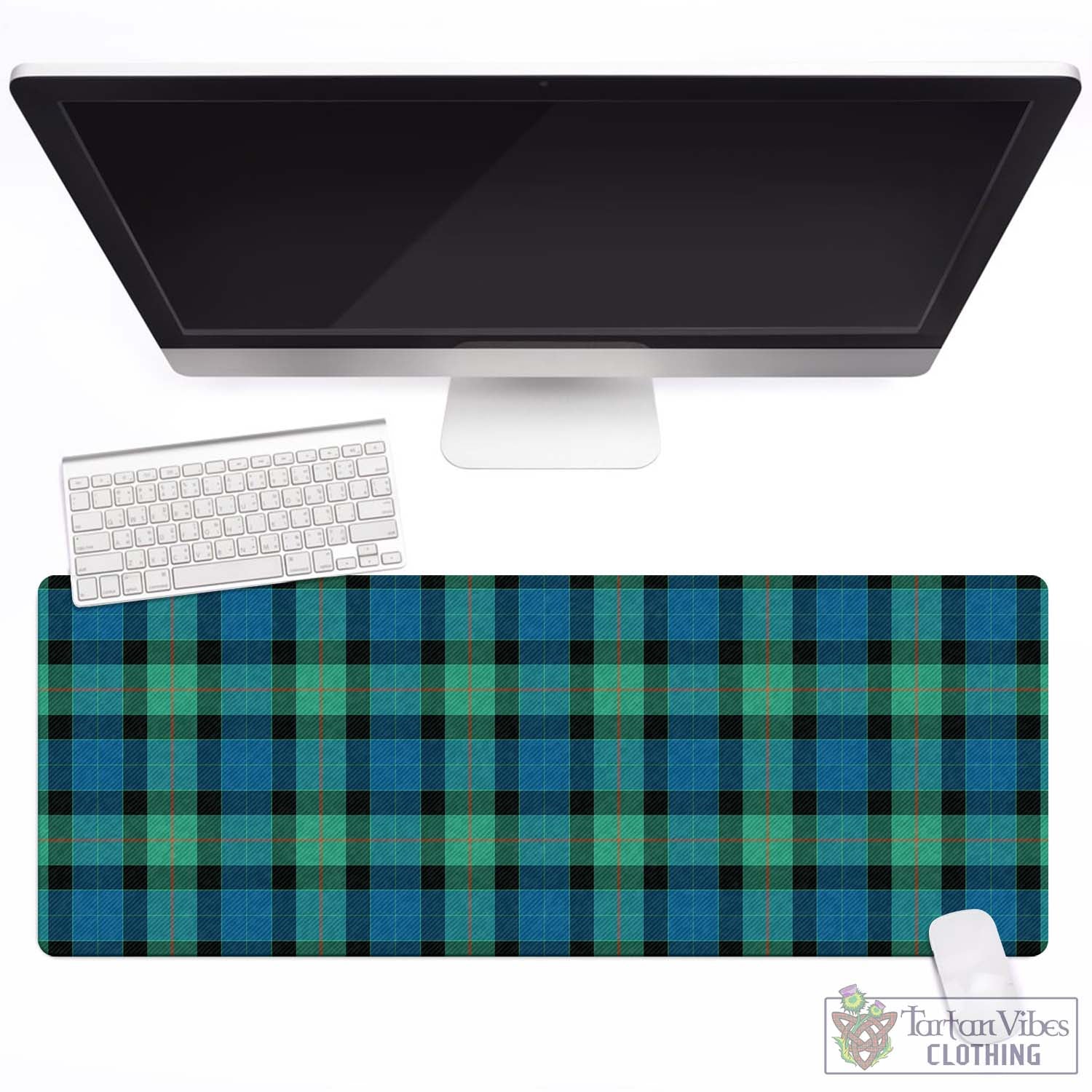 Tartan Vibes Clothing Gunn Ancient Tartan Mouse Pad