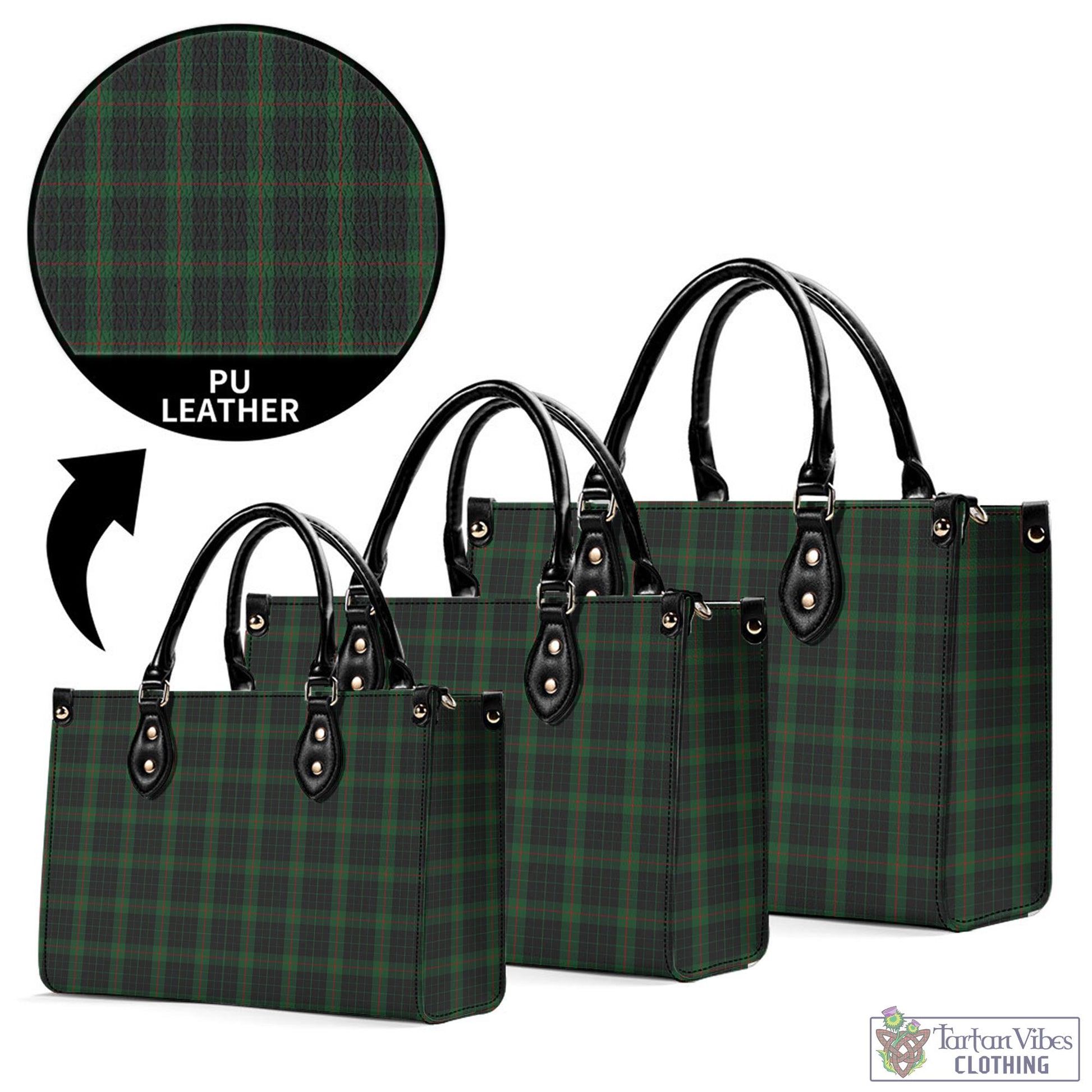 Tartan Vibes Clothing Gunn Logan Tartan Luxury Leather Handbags