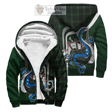 Gunn Logan Tartan Sherpa Hoodie with Epic Bagpipe Style