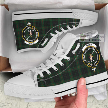 Gunn Logan Tartan High Top Shoes with Family Crest