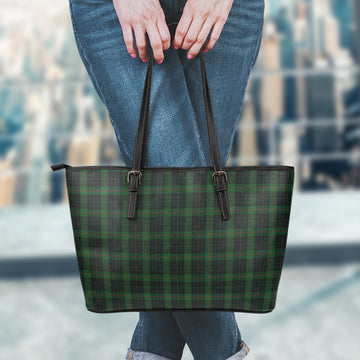 Gunn Logan Tartan Leather Tote Bag